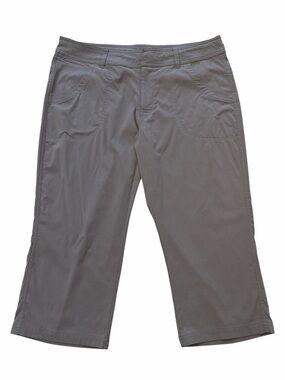 Lucy Anthropologie Brown Cropped Capri Pants